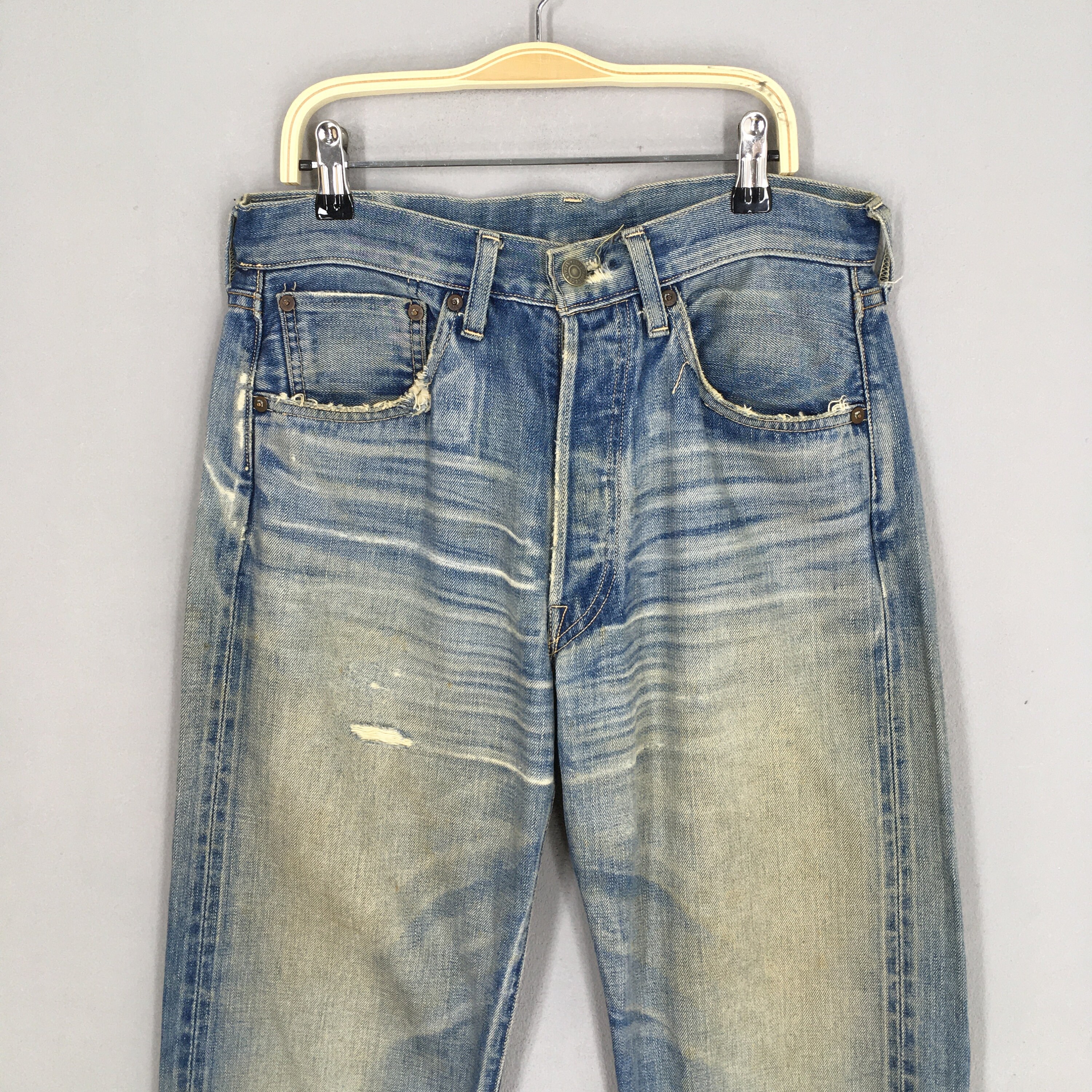Rozmiar 29x30,5 Vintage 90s Levi's 501 Big E LVC Redline