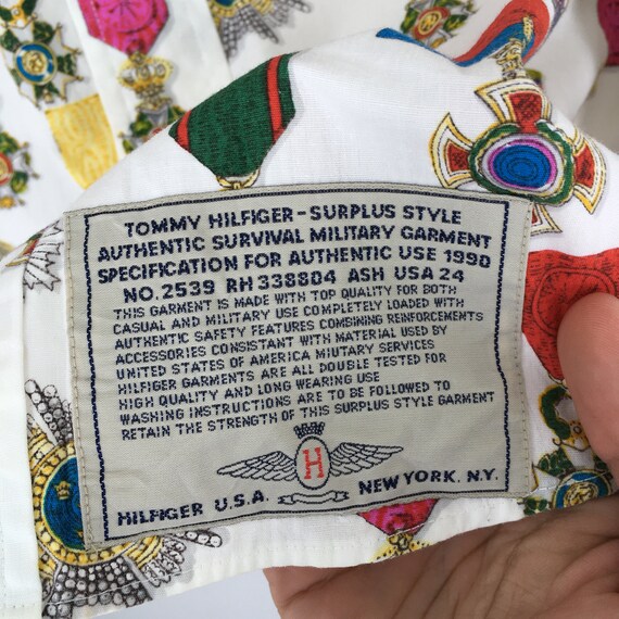 Tommy Hilfiger Army Badge Oxfords Shirt Medium Vi… - image 5