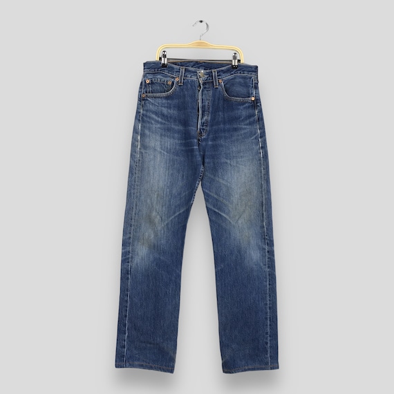 Size 30x30 Vintage 90s Levi's 501 Faded Blue Jeans Light