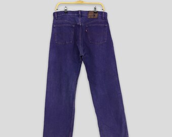 Vintage Levis 540 Jeans 36 X 27 USA Made 90s Dark Wash