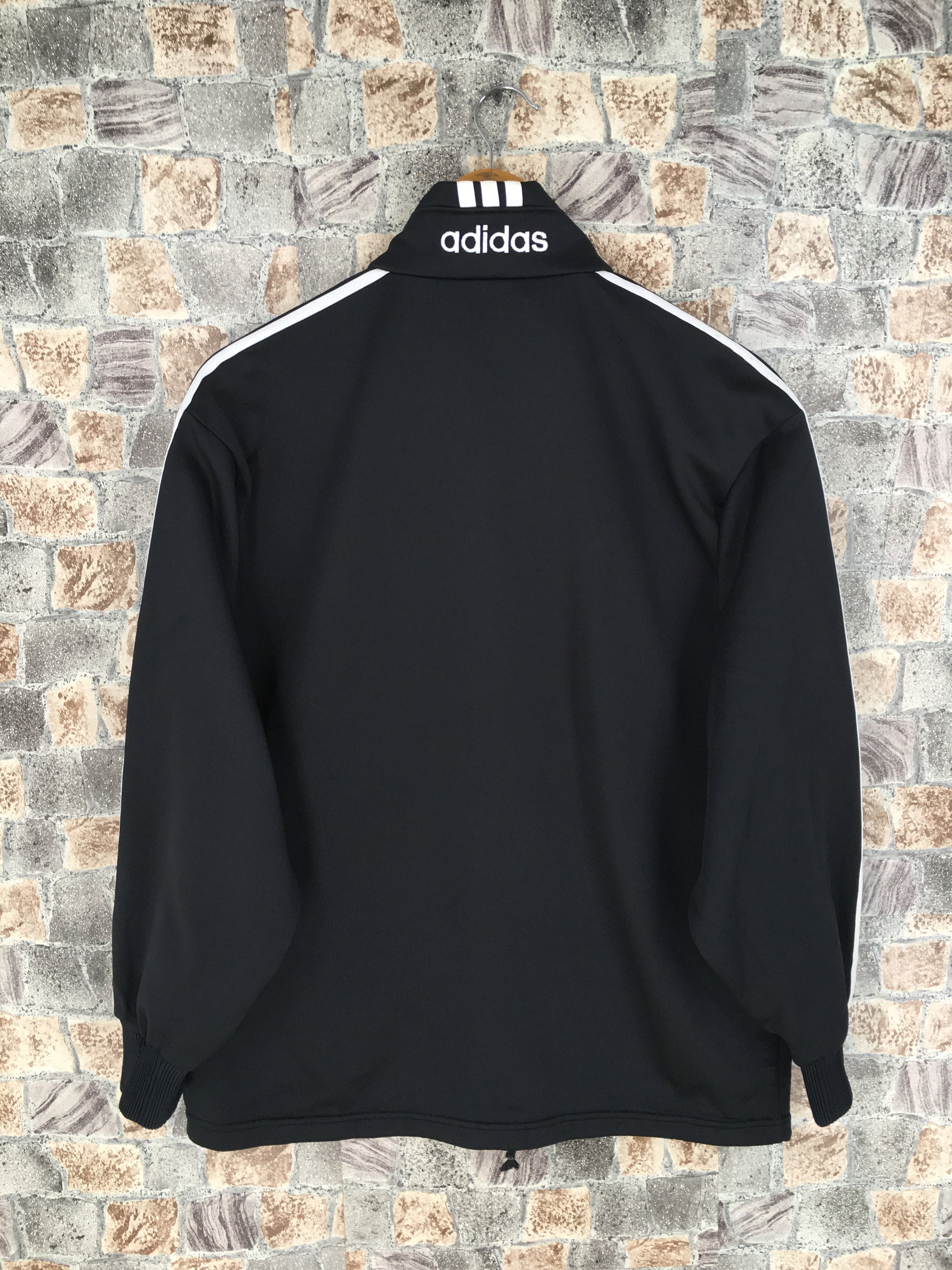 Vintage Adidas Jacket Zipper Black Small Adidas Equipment Etsy UK