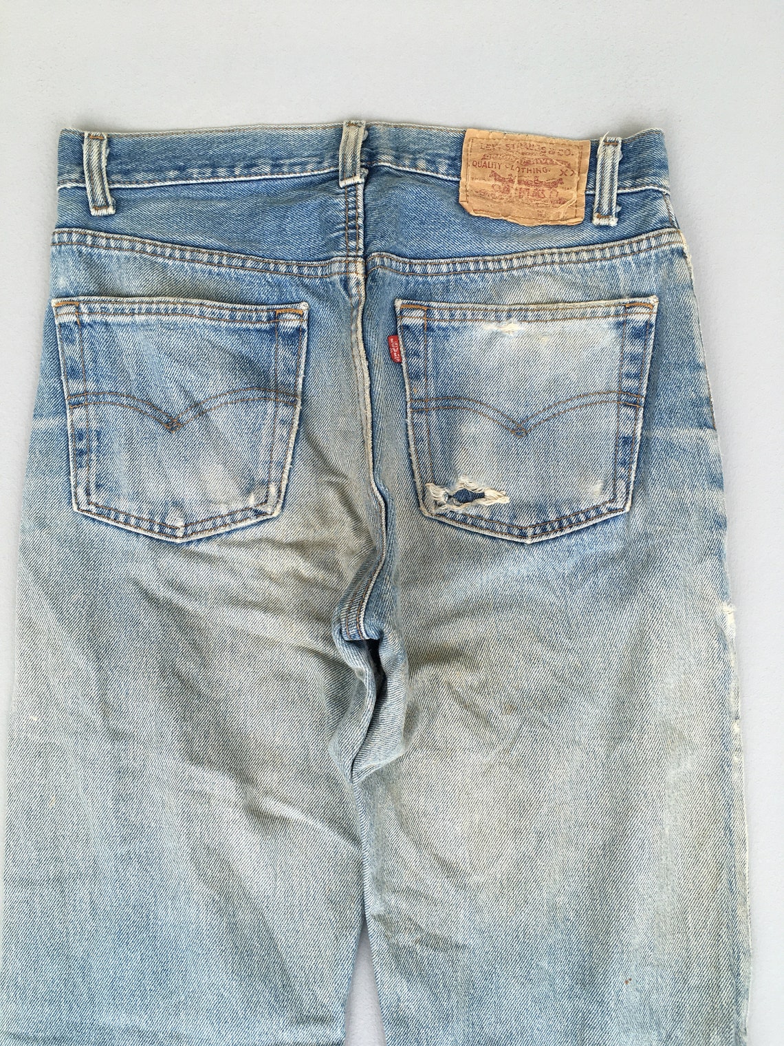 ripped 501 levis