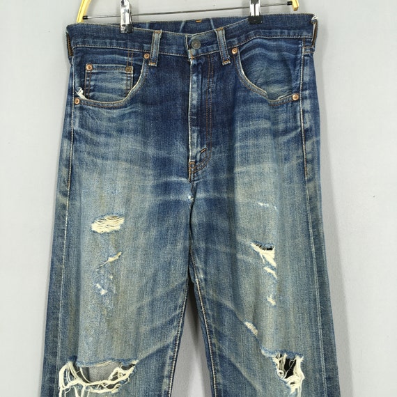 Size 31x31.5 Vintage Levi's 551Z LVC Big E Selvedge Jeans