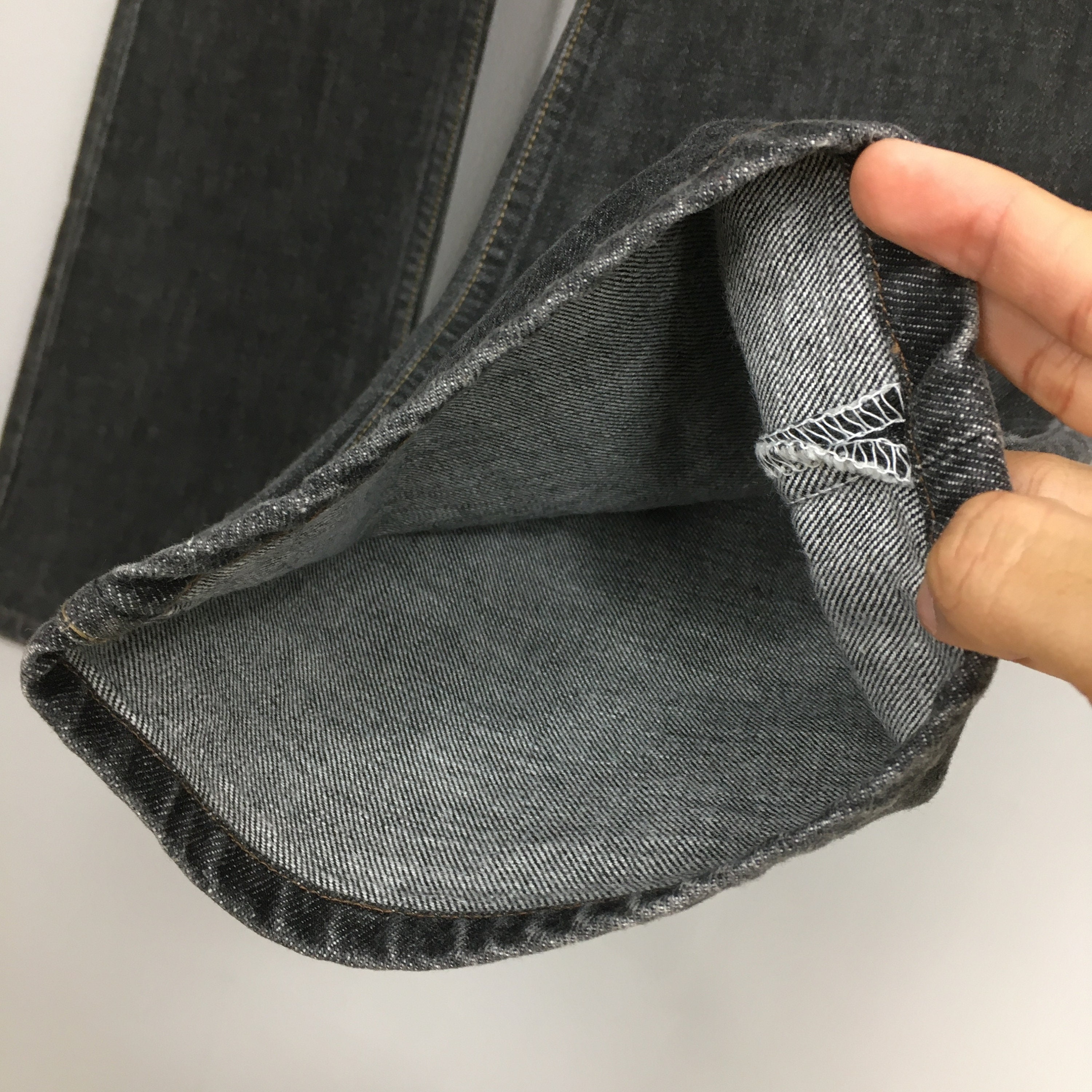 Size 30x32 Vintage Levi's 517 Black Bootcut Jeans Light