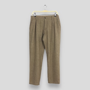 Size 30x28 Plantation Issey Miyake Japan Wool Pants Plantation Miyake Zipper Pants Japanese Avant Garde Plantation Suits Trouser W30