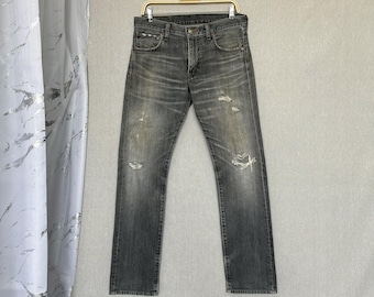 Size 31x30.5 Vintage Levis 503 Faded Black Jeans Straight Cut
