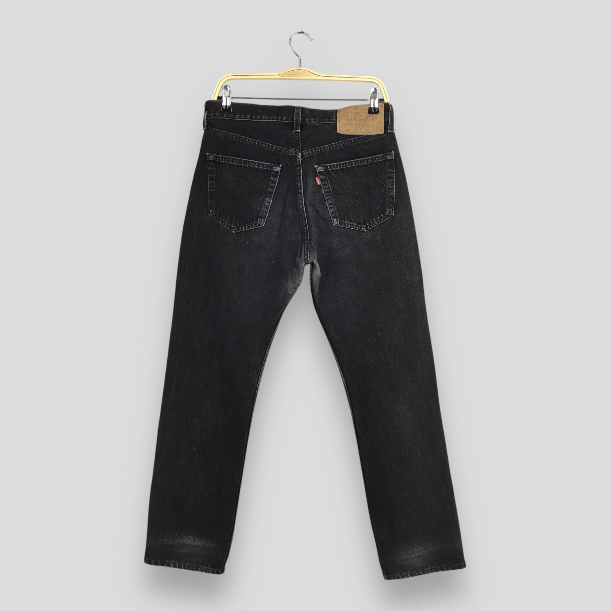 Size 29x29 Vintage 90s Levi's 501 Black Jeans Levi's Straight Leg