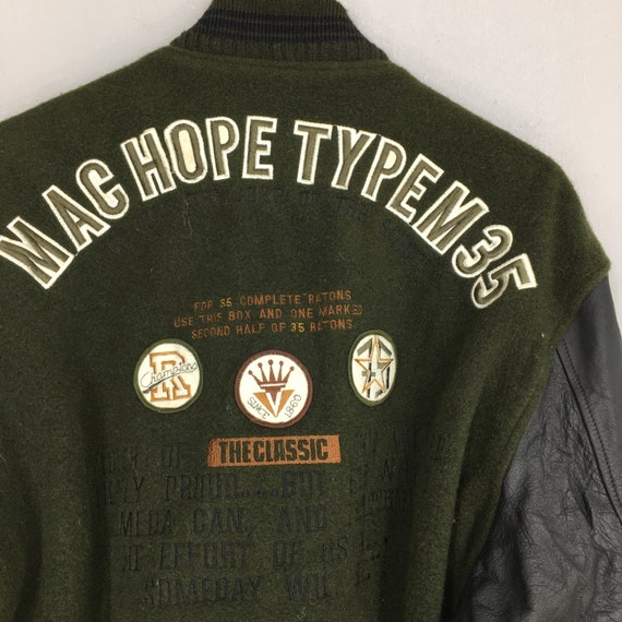 Vintage Mac Hope Type M-35 Varsity Wool Jacket Large Mac Vintage Mac Hope Type M-35 Varsity Wool Jacket Large Mac