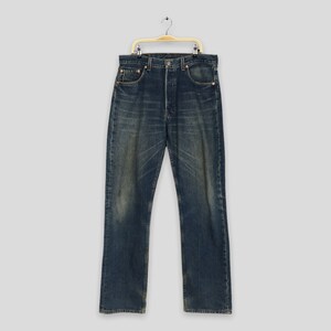 Size 31x32.5 Vintage 90s Levi&#39;s 501 Faded Stonewash Jeans Levi&#39;s Straight Cut Jeans Levi&#39;s Dirty Denim Levi&#39;s 501 Light Wash Jeans W31