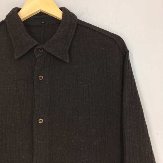 Rip Van Winkle Japanese Designer Button up Brown Shirt Medium - Etsy