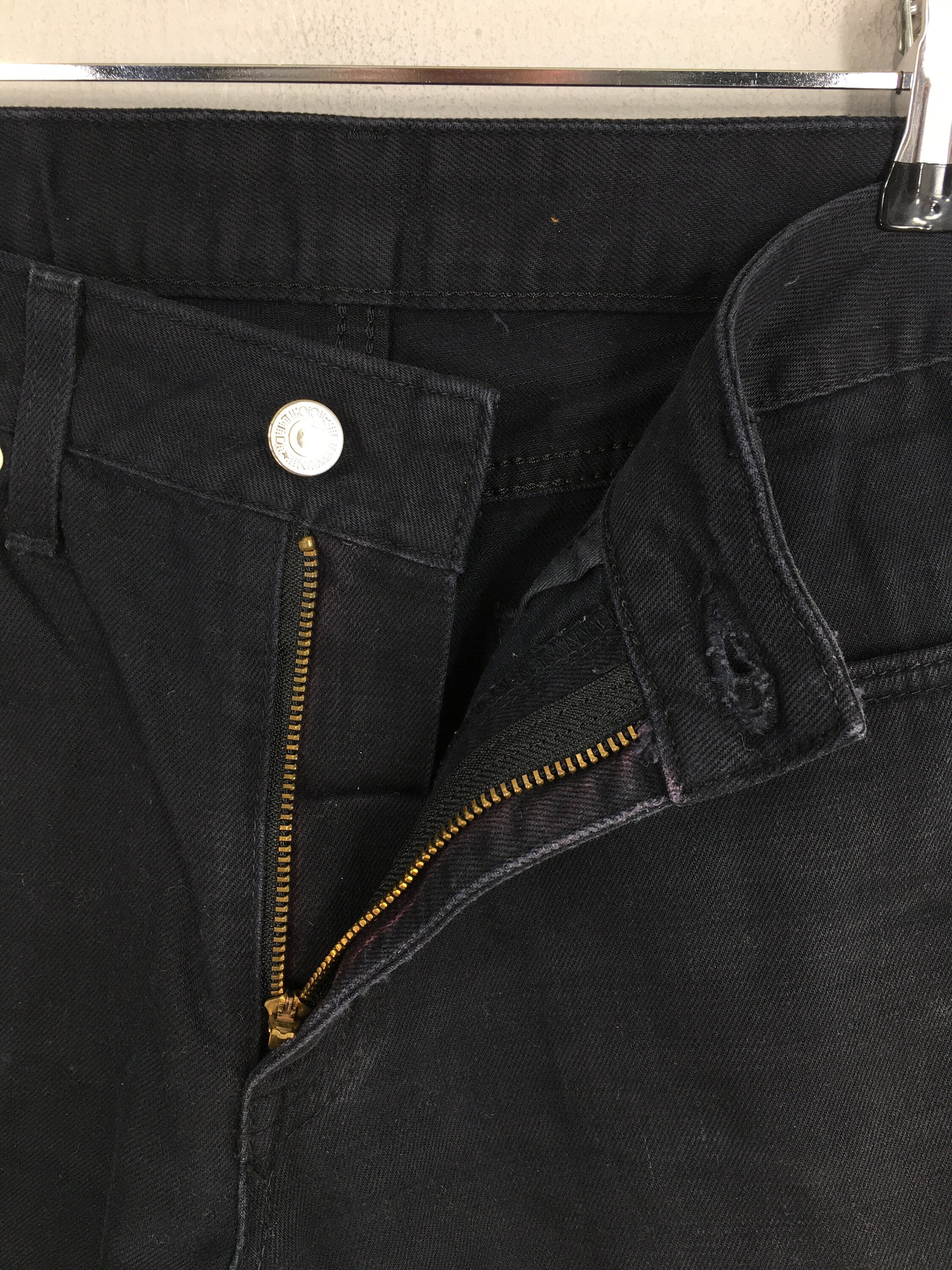 Size 28x28 Vintage Y2K Edwin E Function Japan Black Bootcut Denim 