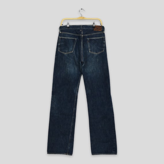 Size 31x33.5 Vintage 45rpm Japan Faded Blue Jeans… - image 8
