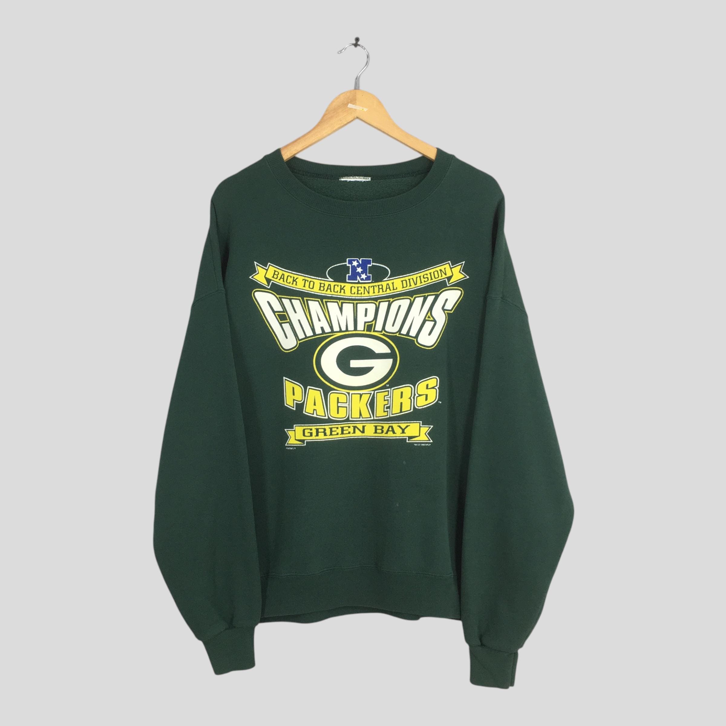 90s グリーンベイ パッカーズ NFL プリントスウェット XL アメリカ製 古着 90s USA製 NFL Green Bay Packers パッカーズ スウェット