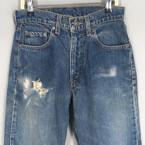 Size 26x30 Vintage Levi's 512 Blue Straight Cut Women's Jeans