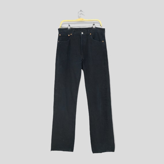 Size 32x32 Vintage Levis 501 Levi's Overdyed Blac… - image 1