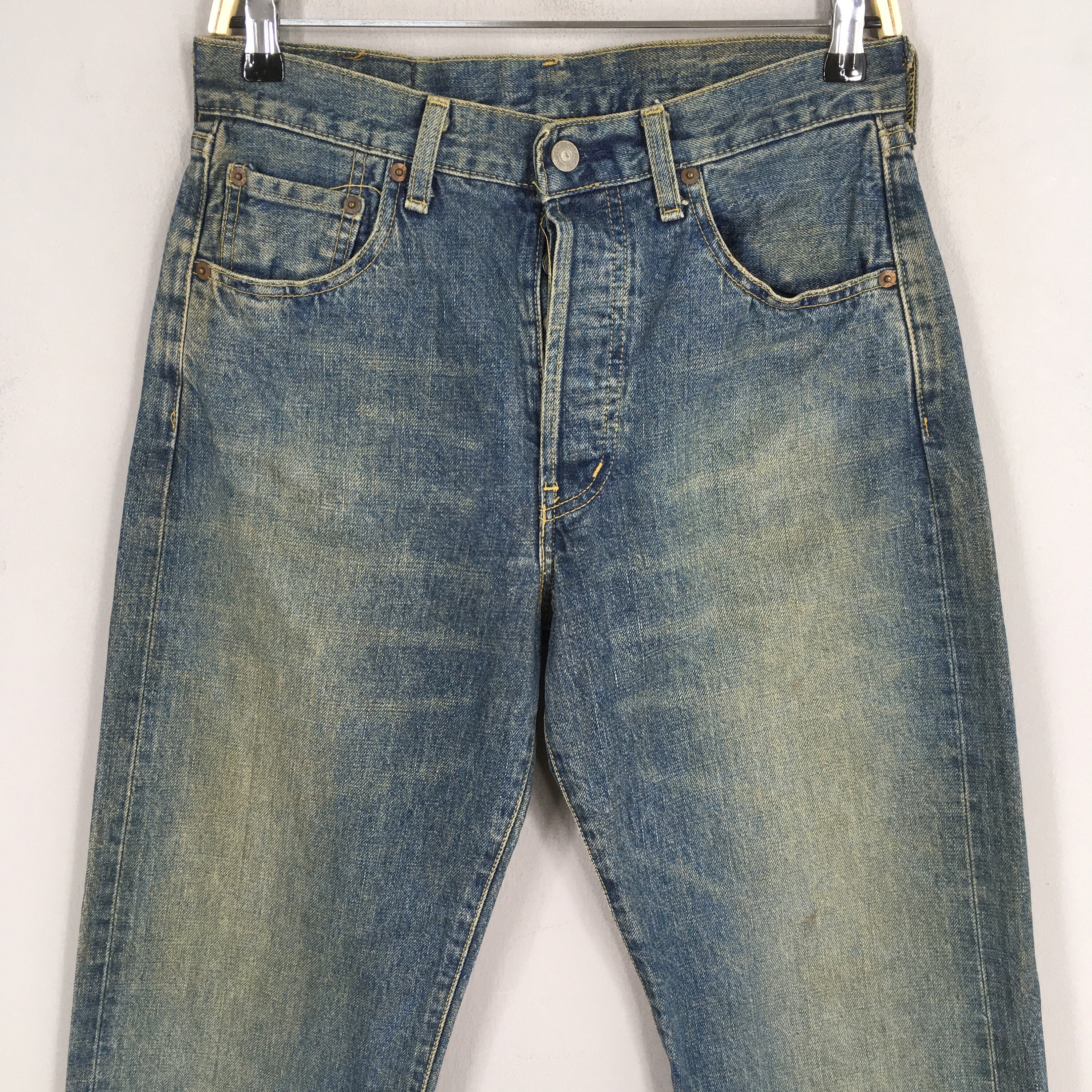 Size 29x30 Vintage Levi's 503B LVC Redline Japan Denim Distressed