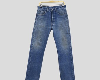 Size 32x27.5 Vintage Levi's 501XX Light Wash Jeans 1980s Levi's