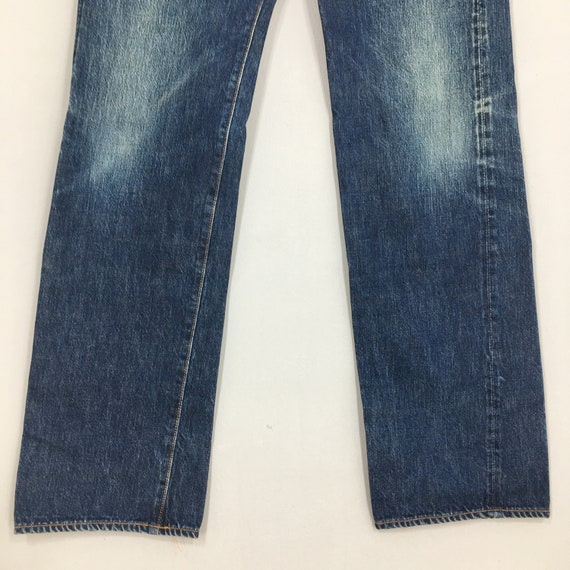 Size 31x33.5 Vintage 45rpm Japan Faded Blue Jeans… - image 3