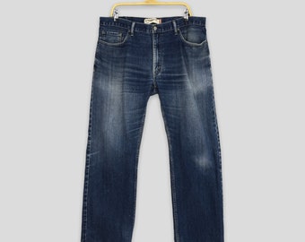 Size 39x30 Vintage Levi's 505 Straight Fit Jeans Faded Blue Jeans 1990s Levi's Light Washed Levi's Slim Fit Jeans Levi's 505 Men Jeans W39