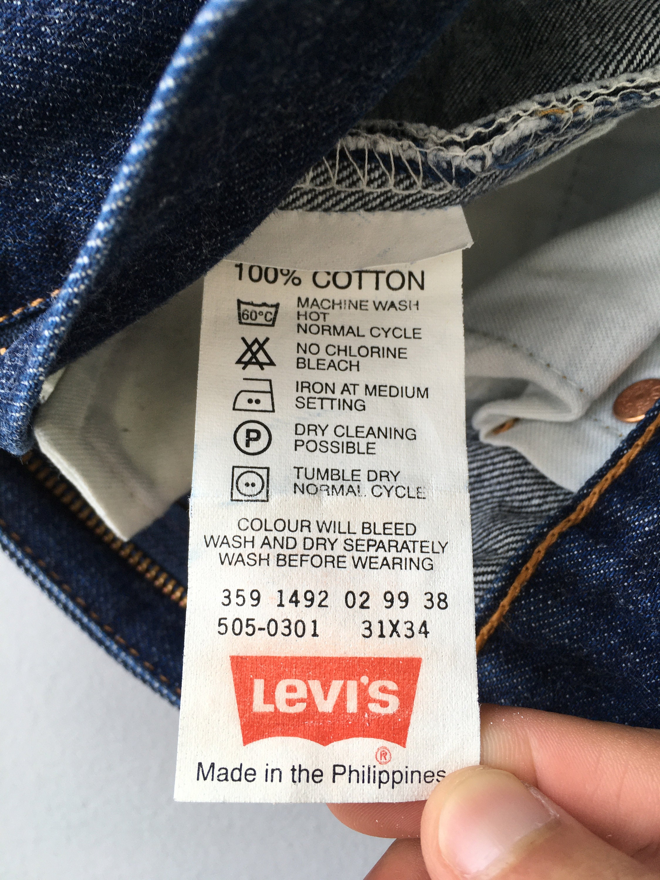 Size 30x28 Vintage Levi's 505 Regular Fit Jeans Levi's Dark Blue