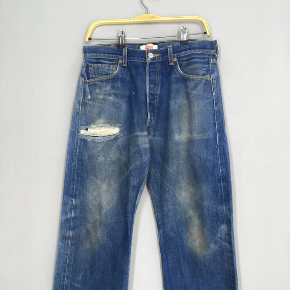 Size 30x30 Vintage Levi's 501 Straight Leg Dirty Denim