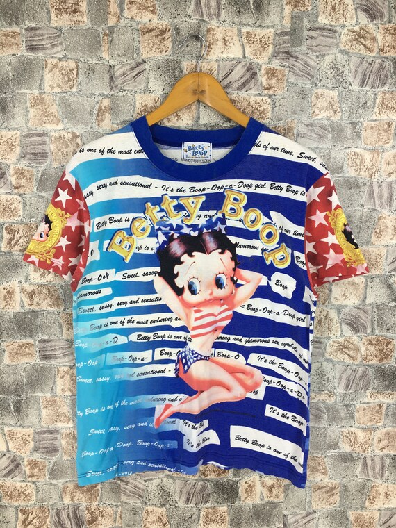 Vintage 90's Betty Boop Cartoon T shirt Ladies Sma