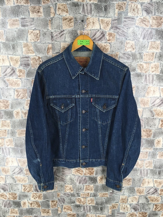 Vintage Levis Big E Trucker Denim Jeans Jacket Med
