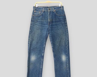 Size 31x28.5 Vintage 90s Levis 503B LVC Big E Japan Faded Blue