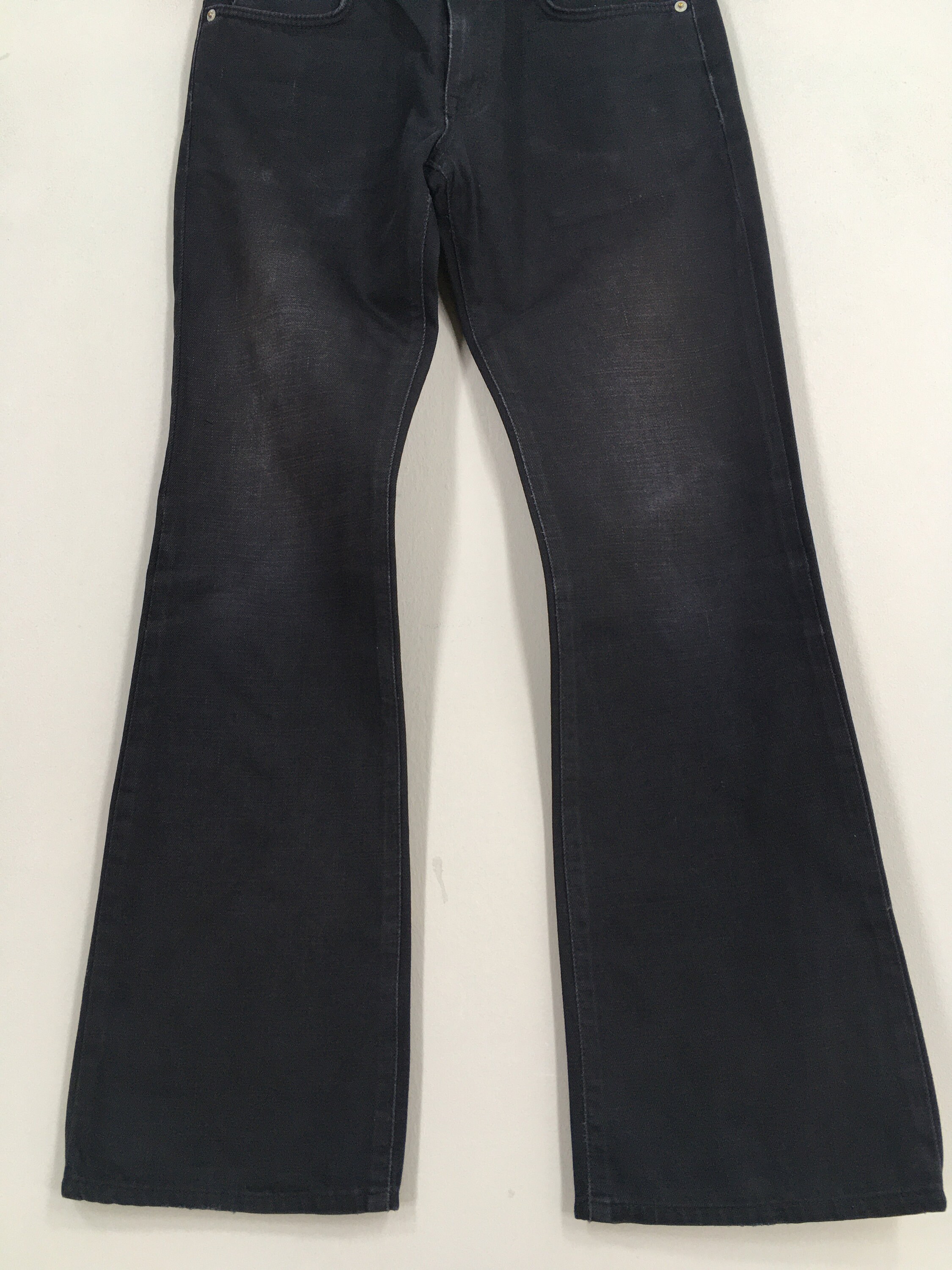 Size 28x28 Vintage Y2K Edwin E Function Japan Black Bootcut Denim Size 28x28 Vintage Y2K Edwin E Function Japan Black Bootcut Denim