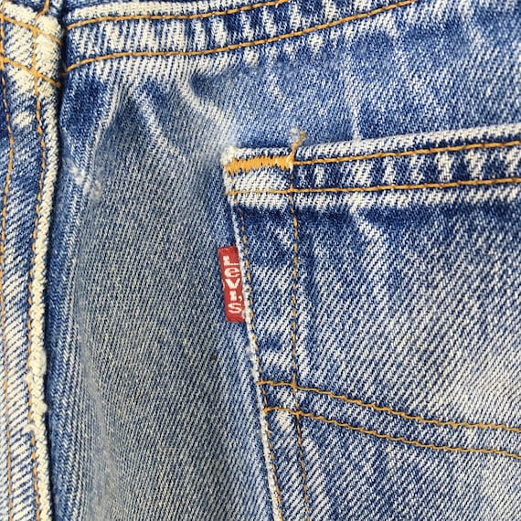 Size 31x29.5 Vintage 90s Levi's 501XX Distressed Faded Jeans