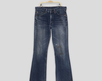 Size 30x26.5 Vintage 90s Levi's 517 Flared Jeans Levis Blue