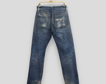 Size 31x32 Vintage Levis 501XX LVC Japan Selvedge Denim Faded Blue