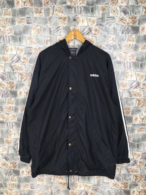 Vintage 90's Adidas Parka Jacket Medium Adidas Tre