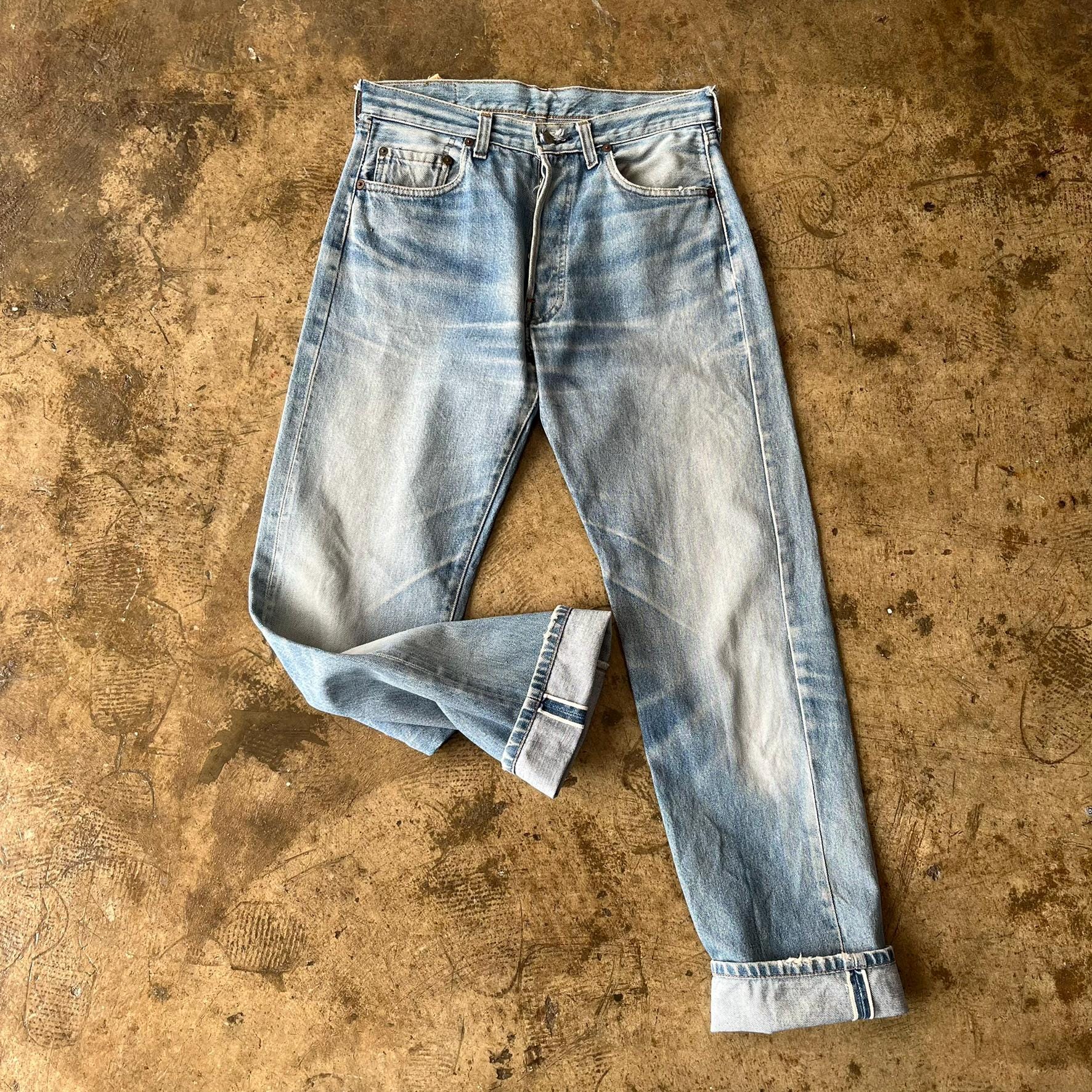 80sヴィンテージ Levi's リーバイス 501 Care W29 L36 Size 29x29 Vintage 1980s Levi's 501 Usa Redline Jeans Levis Faded