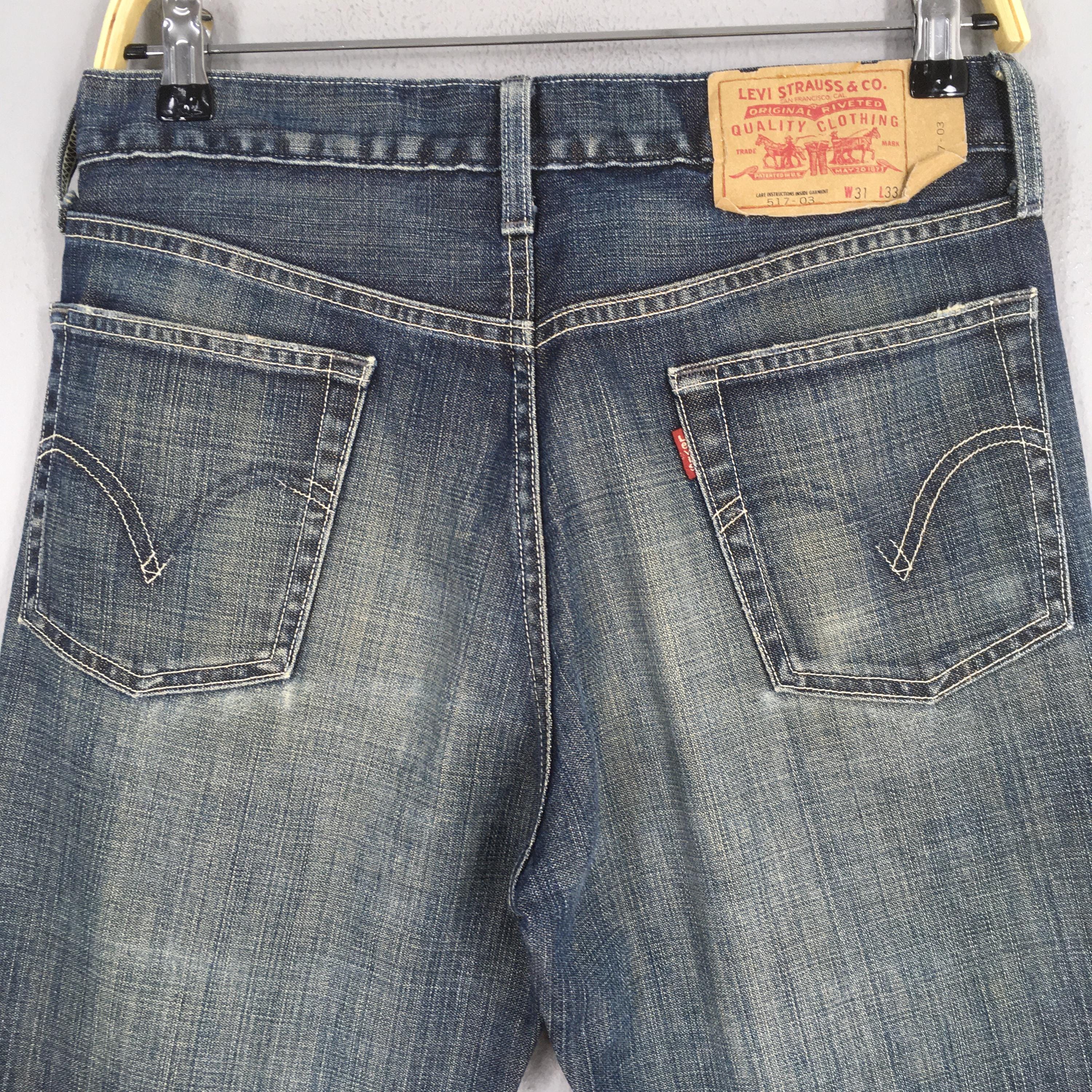 Size 29x30 Vintage 1990s Levis 517 Bootcut Flared Jeans Denim 
