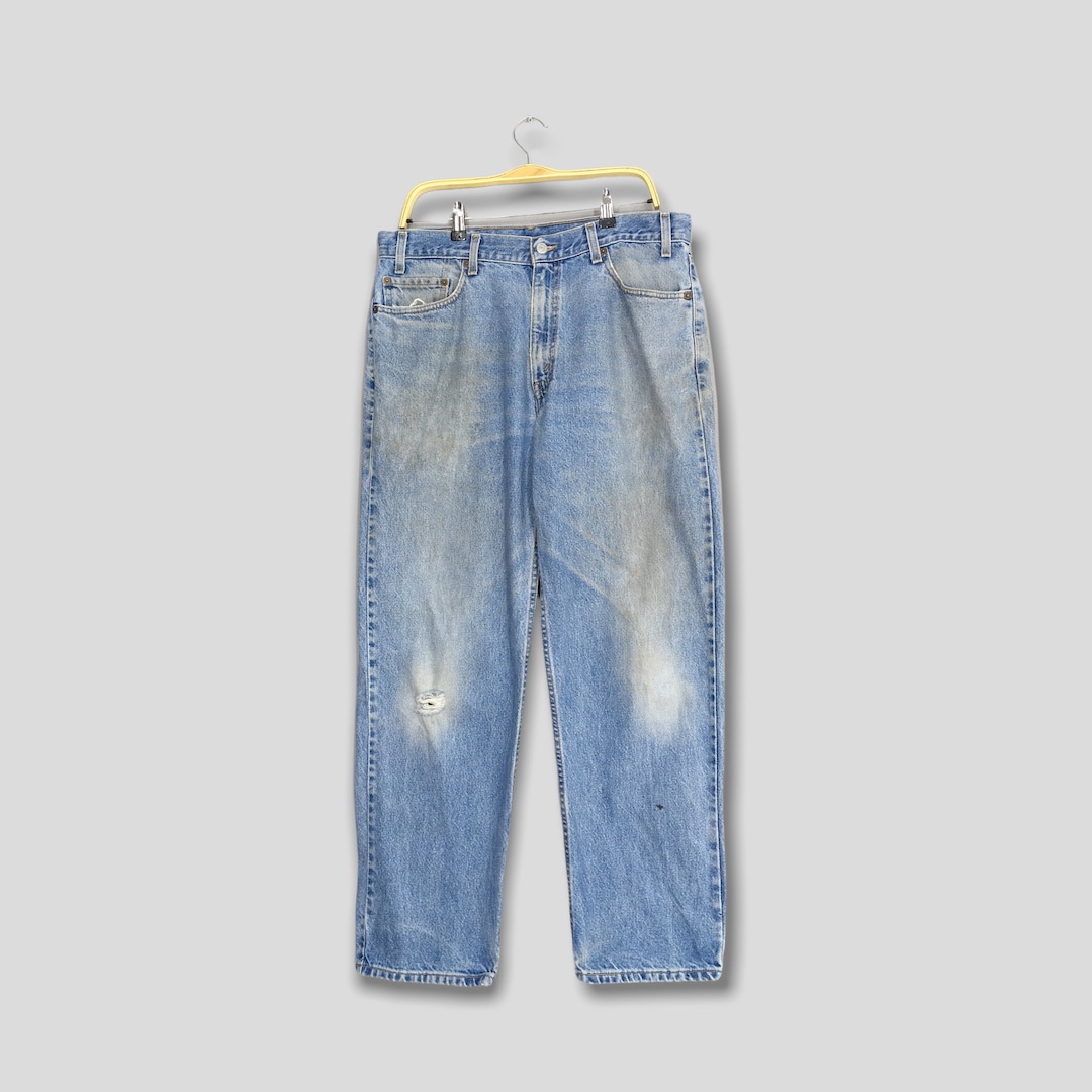 Buy Size 34x30 Vintage Levi's 550 Jeans Relaxed Fit Denim Levi's