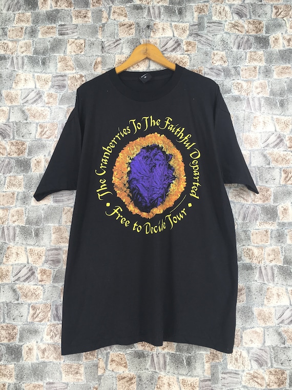 The Cranberries Black Band Rock Tees XLarge Vintag