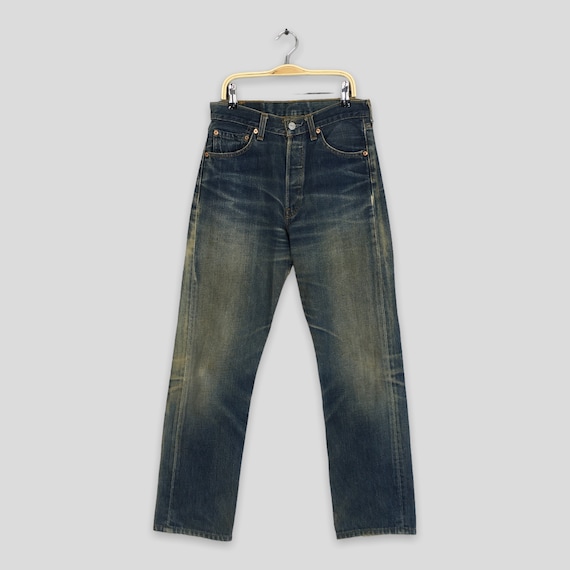 Size 27x28.5 Vintage 90s Levi's 501 Faded Dirty Stonewash