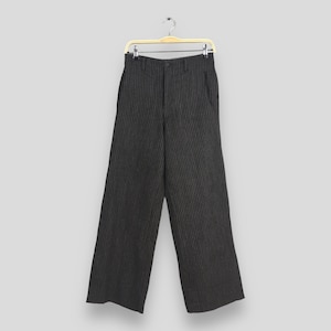 Size 28x29 Vintage 50s Style Japanese PPFM Striped Pants Gabardine 60s Peyton Place For Men Office Pants Pinstripe Pants HBT Trouser W28