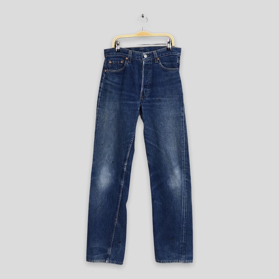 Size 28x31 Vintage 80s Levi's 501 Faded Stone Washed Jeans