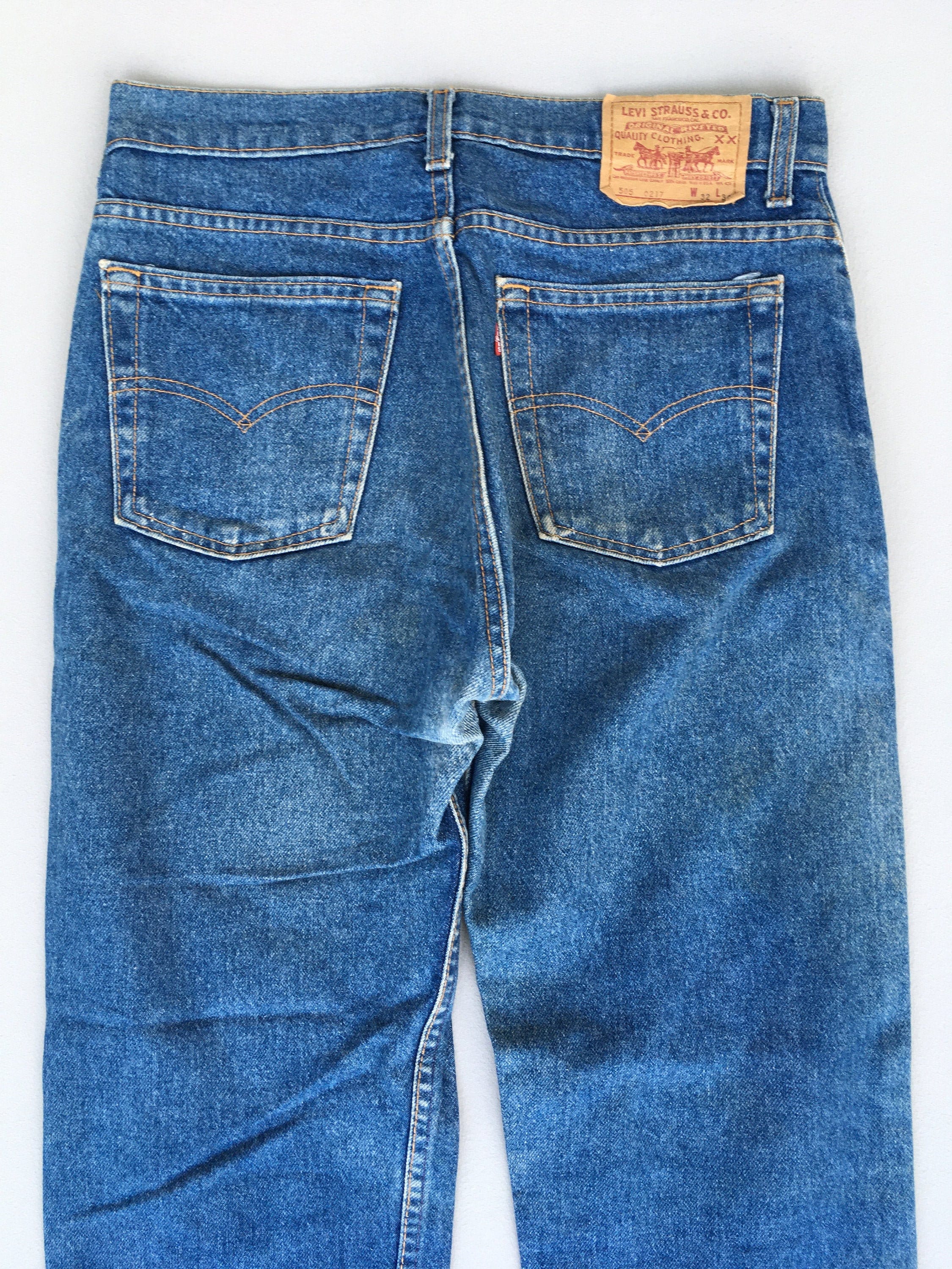 Size 30x27.5 Vintage Levis 505 Regular Fit Stonewash Blue Size 30x27.5 Vintage Levis 505 Regular Fit Stonewash Blue