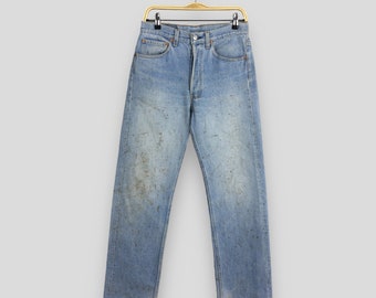 LEVI’S / 80's 501 mint denim pants Levis 501 Selvedge Redline W26 L28 Light Blue Jeans
