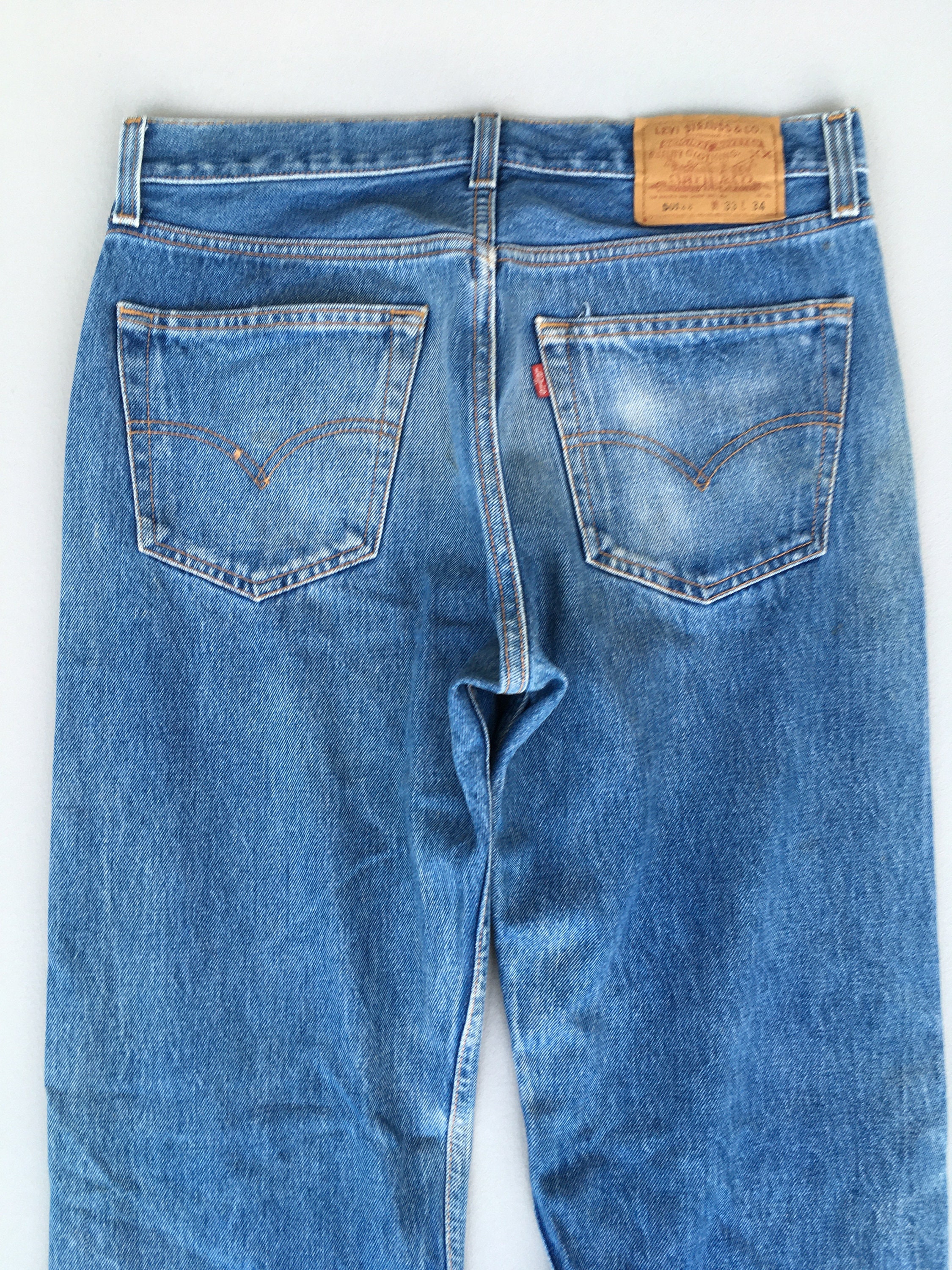 Size 30x31.5 Vintage Levi's 501 Stonewash Blue Jeans Levis | Etsy Canada