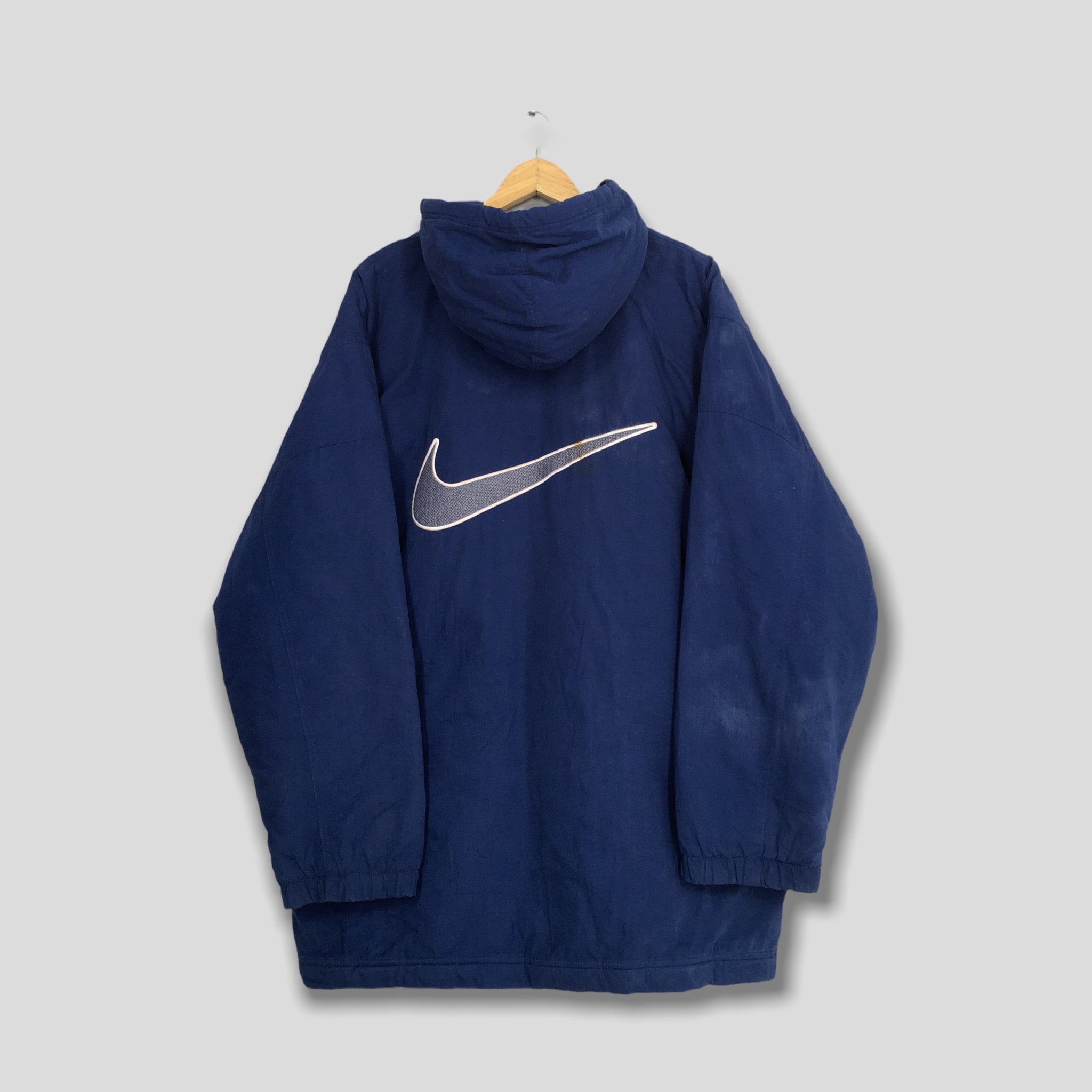 Vintage 90s Nike Parka Hoodie Jacket Xlarge Nike Swoosh Big Vintage 90s Nike Parka Hoodie Jacket Xlarge Nike Swoosh Big