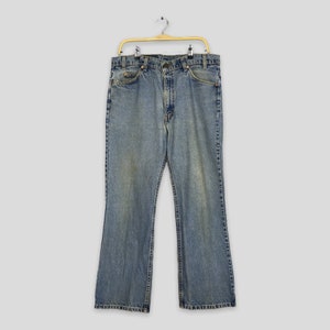 Size 35x28 Vintage Levi&#39;s 517 Bootcut Bell Bottom Stonewash Jeans 80s Levi&#39;s 517 Bootcut Denim 1970s Levi&#39;s 517 Orange Tab Hippies Jeans W35