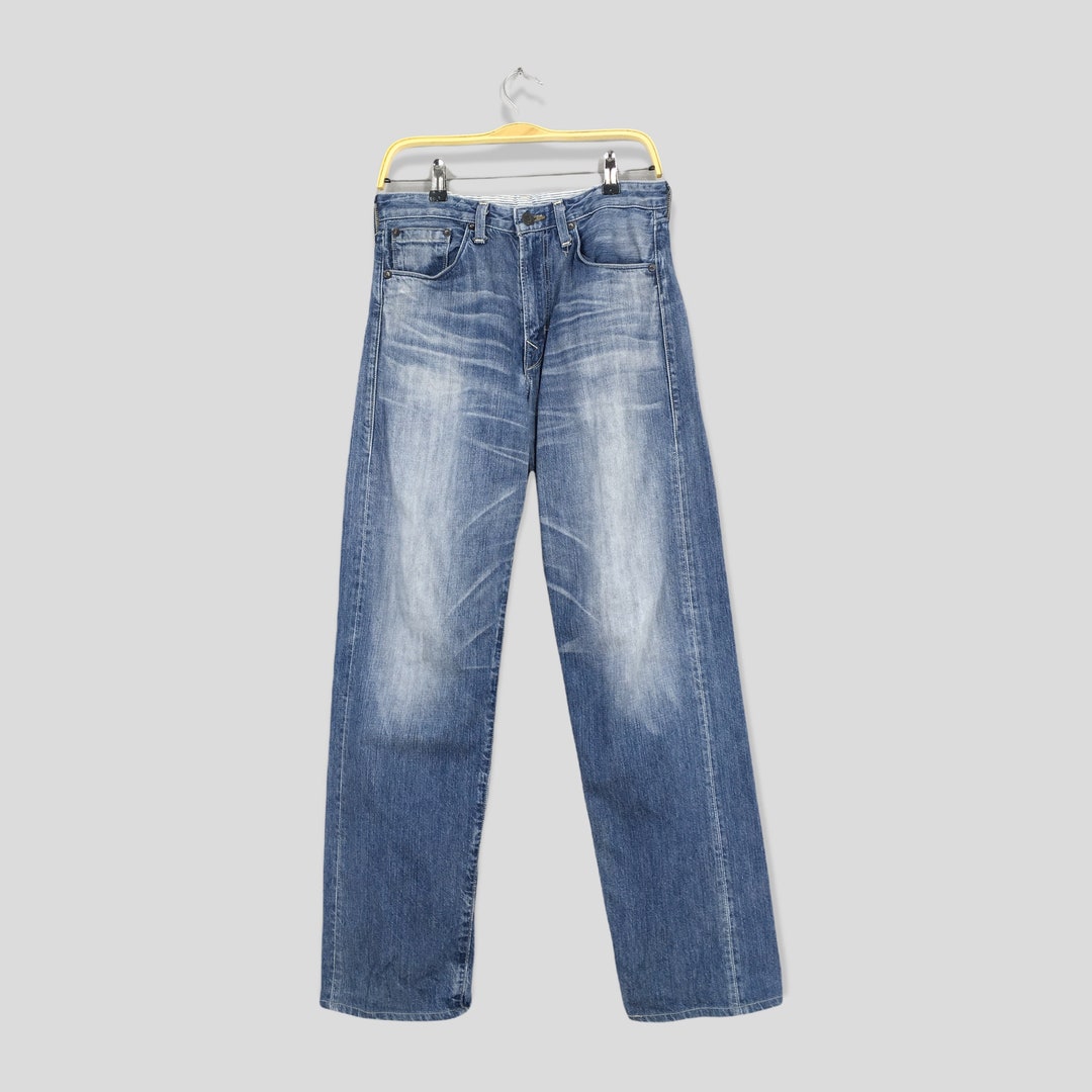 Size 30x30 Vintage Levi's 203 Faded Blue Denim Jeans Acid