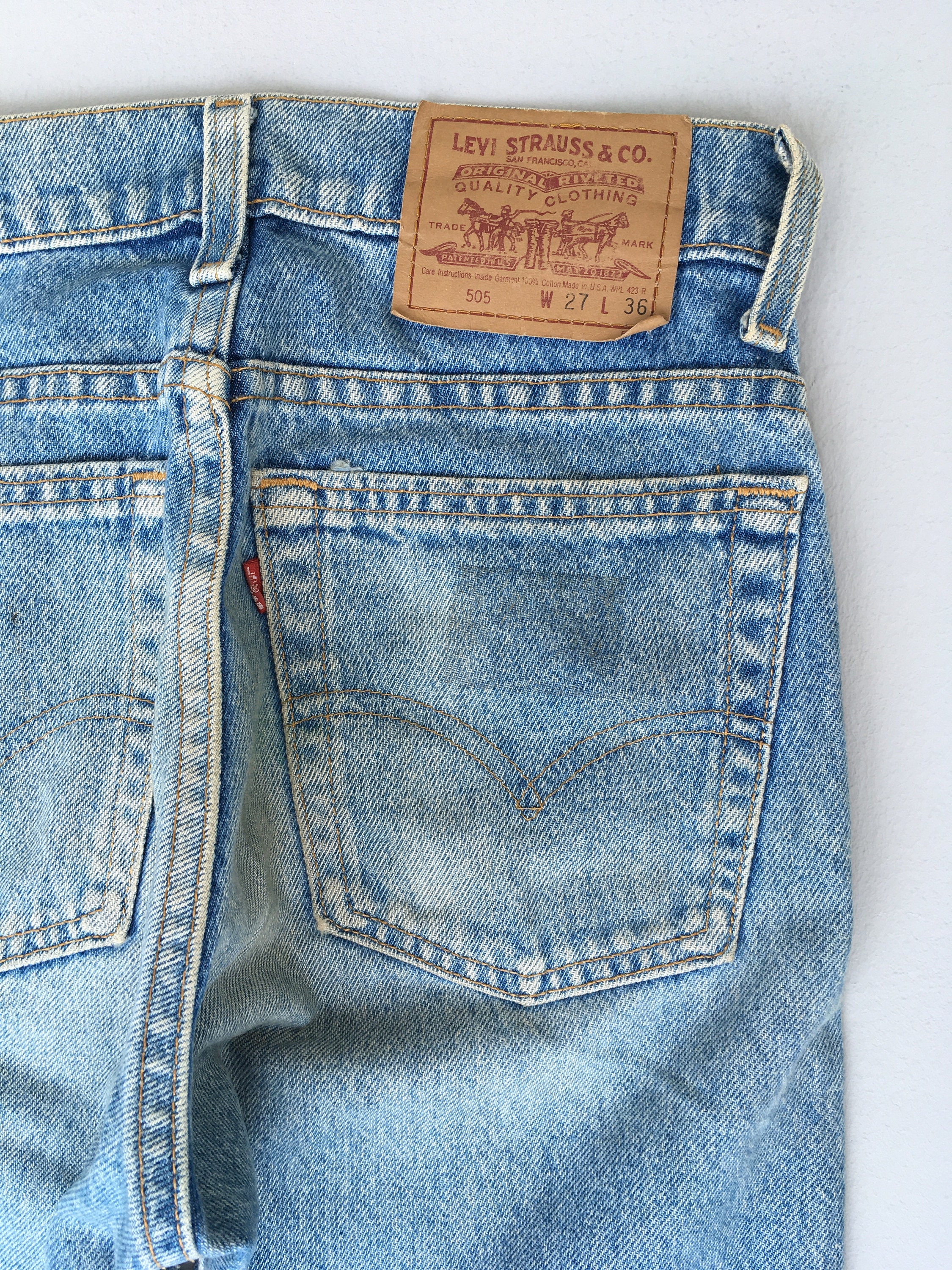 Size 26x32 Vintage 80s Levi's 505 Regular Fit Jeans Faded - Etsy Ireland