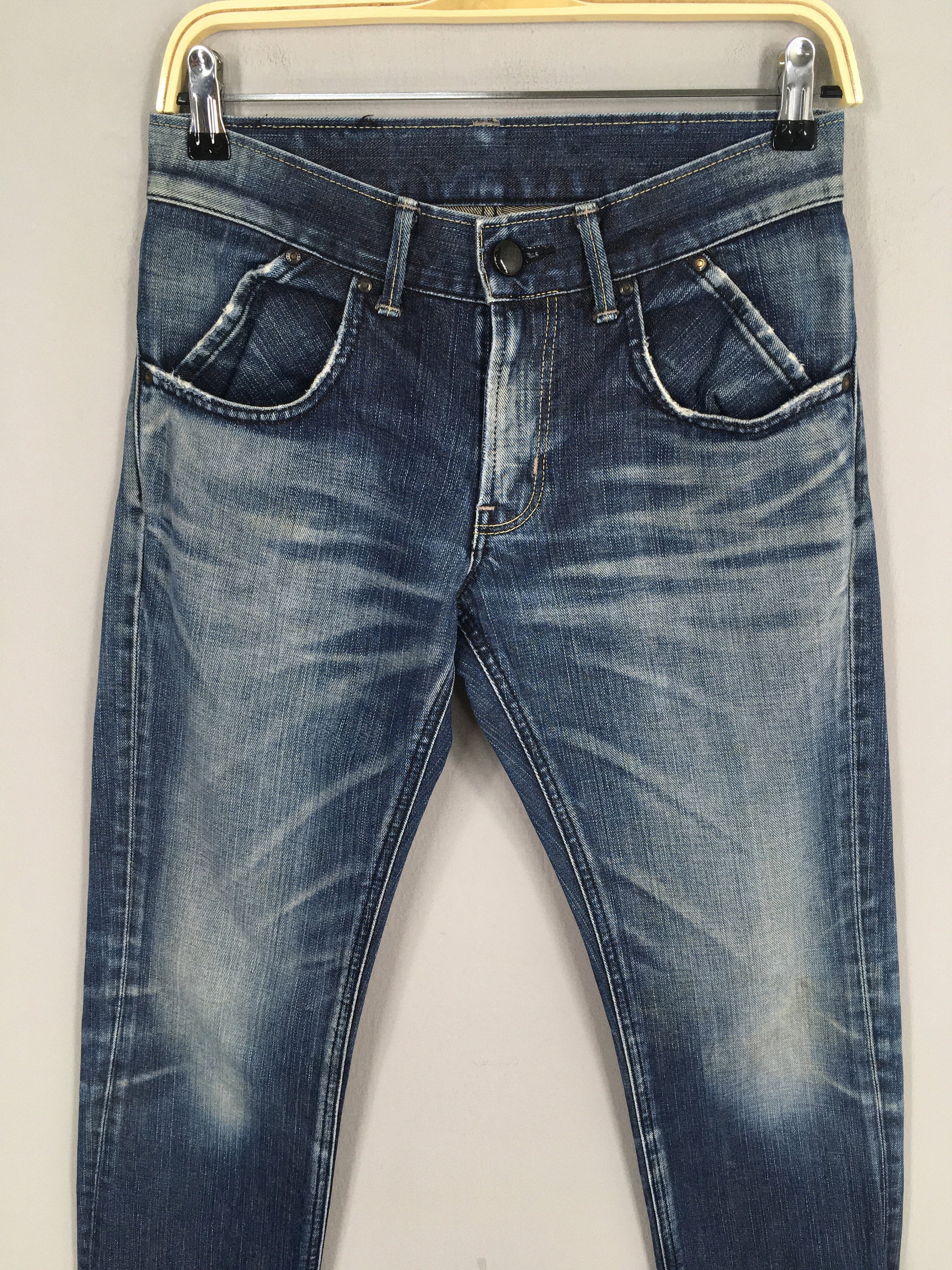 Lee Riders ヴィンテージダークブルー デニムパンツ(27×30) Size 27x30 Vintage Lee Riders Blue Jeans Lee Rider Regular Fit