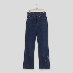Size 26x30 Vintage Levi&#39;s 653 Bootcut Flared Jeans Medium Rise Denim 1980s Levi&#39;s Bell Bottom Mom Jeans Levis Orange Tab Wide Leg Jeans W26