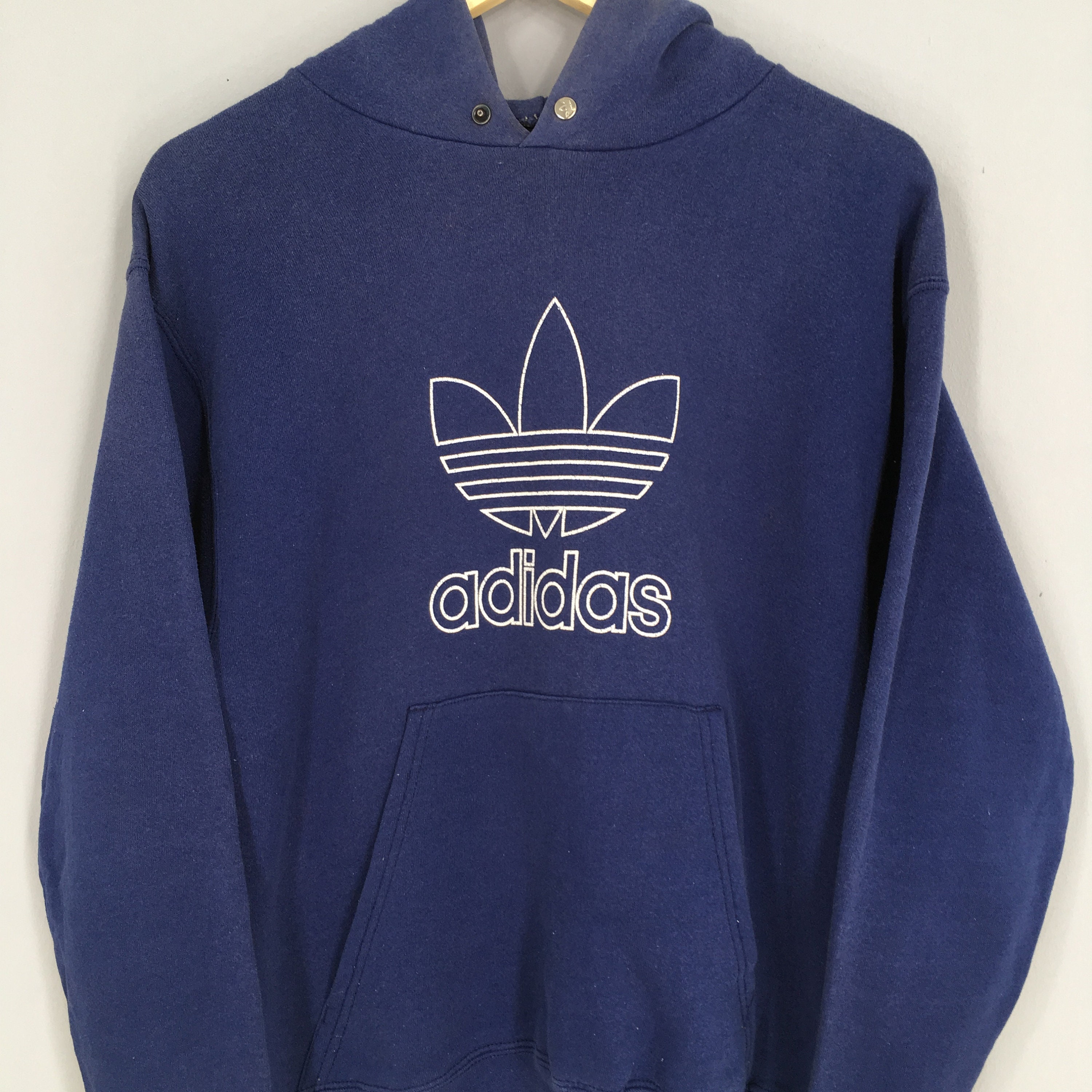 Vintage 90's Adidas Trefoil Sweatshirts Small Adidas | Etsy